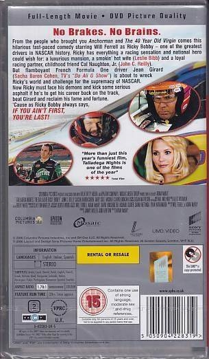Talladega Nights The ballad of Ricky Bobby - PSP UMD Film - I folie (AA Grade) (Genbrug)